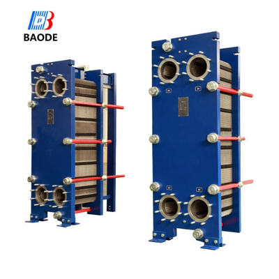 Standar Gasketed Plate And Frame Heat Exchanger Untuk HVAC Panas Uap