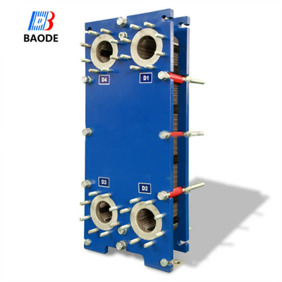 Standar Titanium Plate Heat Exchanger Ganti SWEP efisiensi tinggi