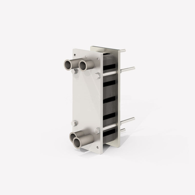 Stainless Steel Sanitary Plate Heat Exchanger Pasteurizer Untuk Susu Digunakan