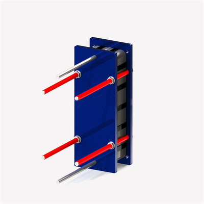 Semi-Welded Air ke Air Gasket Plate Heat Exchanger untuk pendinginan