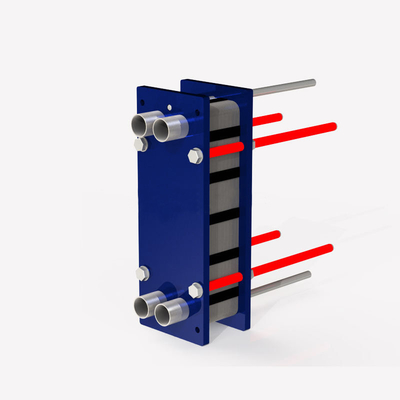 Semi-Welded Air ke Air Gasket Plate Heat Exchanger untuk pendinginan
