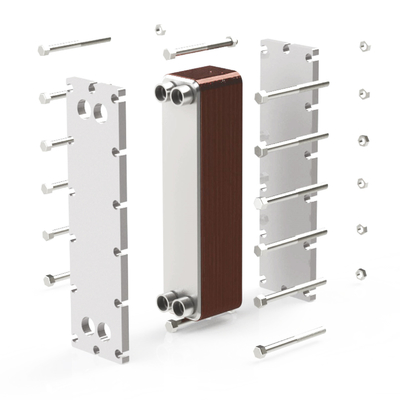 Coolant Brazed CO2 Heat Exchanger untuk AC