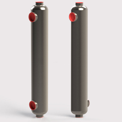 Kapasitas tinggi tabung stainless steel exchanger air panas tabung untuk kolam renang