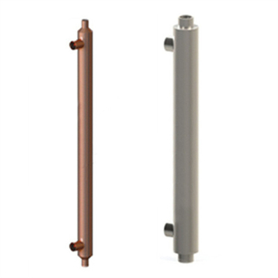 Side Arm Heat Exchanger Air Fin Heat Exchanger Shower Air limbah Pemulihan panas