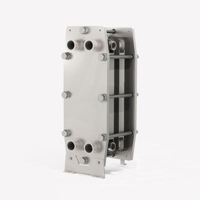 Sanitasi stainless steel pemanas pendingin piring penukar panas untuk bir air susu