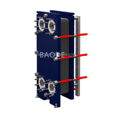 Pertukaran Panas Kolam Renang dengan EPDM Gasket Plate Type Heat Exchanger Untuk Mesin Marinir