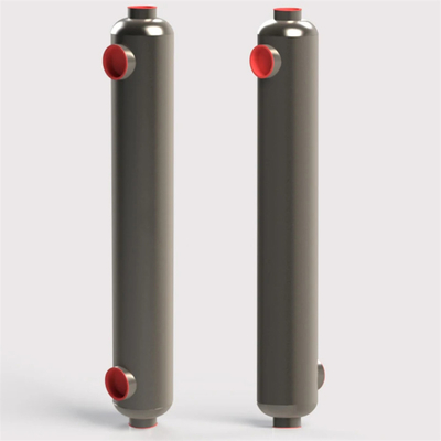 Kerang dan tabung penukar panas titanium stainless steel untuk kolam renang/spa