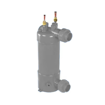 Titanium PVC Tube dan Shell Heat Exchanger untuk kolam renang Aquarium Chiller Evaporator