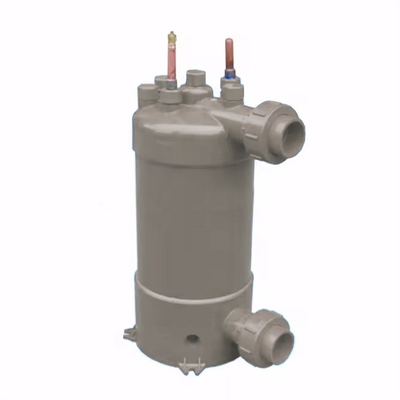 Tubular Heat Exchanger Titanium PVC Shell and Tube untuk pemanasan pendinginan aplikasi