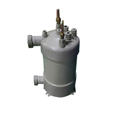 Titanium PVC Shell Heat Exchanger untuk sistem air laut aliran tinggi untuk pompa panas kolam renang