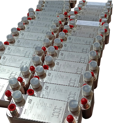 Tembaga Industri 304/316L Plat disegel Peralatan pendingin air penukar panas