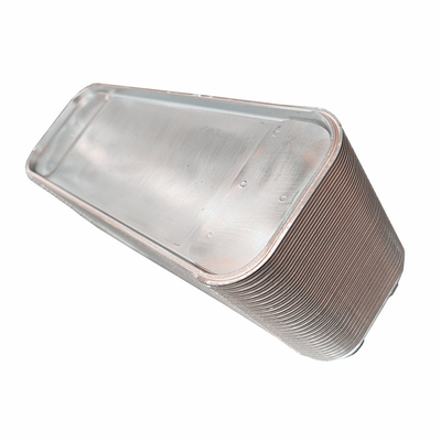 Pengecut panas pelat stainless steel Phe tembaga untuk evaporator kulkas dan AC