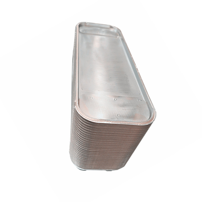 Pengecut panas pelat stainless steel Phe tembaga untuk evaporator kulkas dan AC