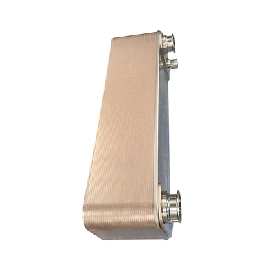 Custom High Quality Plat Brazed Uap-Air Pemanas Penukar Panas Beer Wort Chiller Stainless Steel Penukar Panas