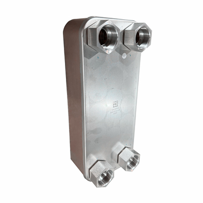 Efisiensi Transfer Panas Tinggi Pemanas Plat Stainless Steel Brazed untuk Chiller HVAC Cairan ke Air Cooler Pendingin