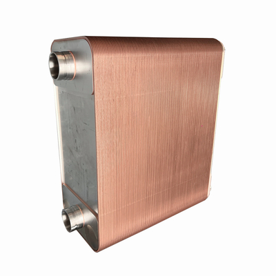 Compact dan disesuaikan stainless steel evaporator pelat penukar panas untuk pertukaran panas 100 400 KW